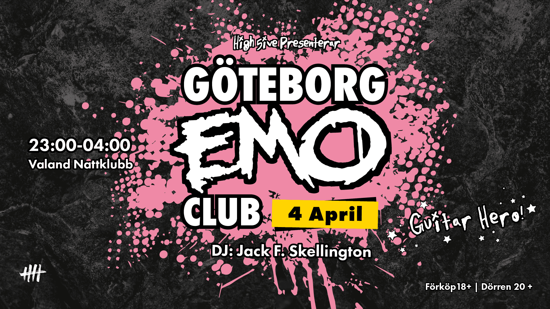 Göteborg EMO Club | 4 April | Valand