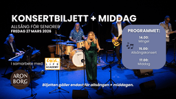 Allsångskonsert för seniorer 27/3 2026
