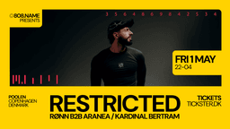 RESTRICTED - POOLE COPENHAGEN - FRIDAY MAY 1st