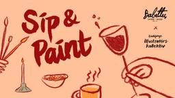 Sip & paint: Akrylmåleri