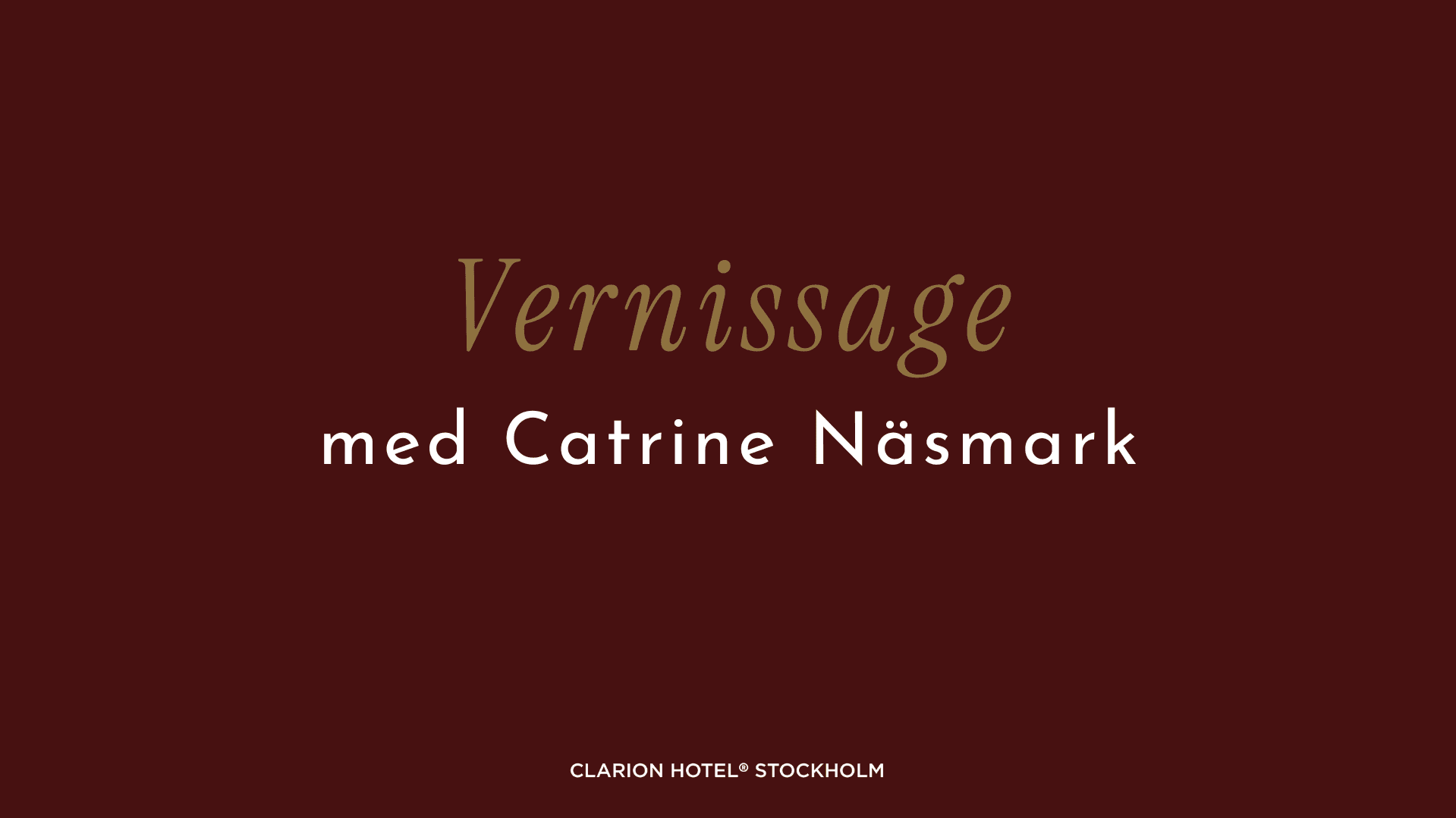 Vernissage med Catrine Näsmark