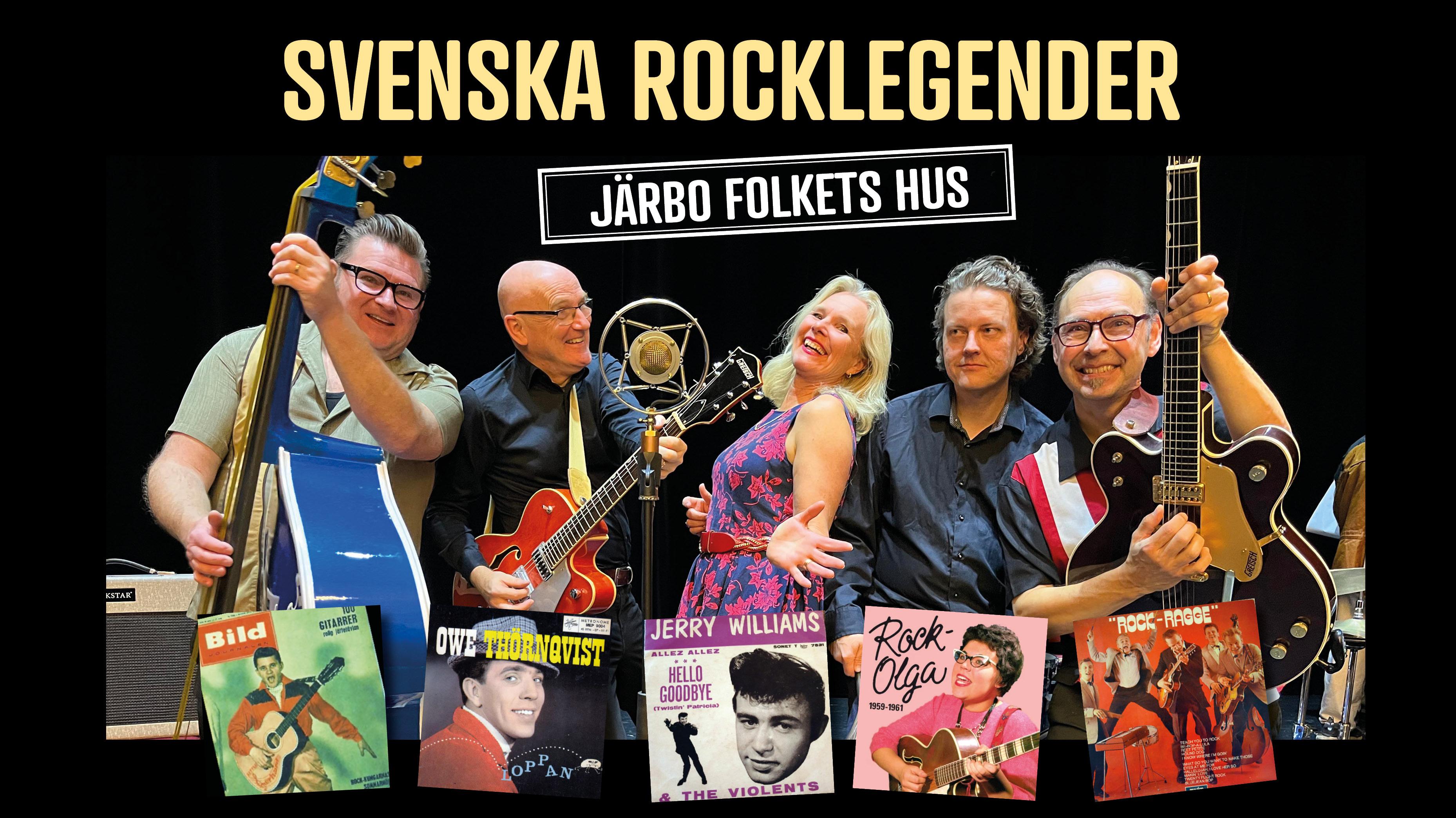 Svenska Rocklegender @ Järbo Folkets Hus
