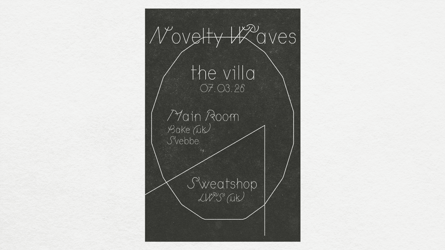 Novelty Waves w/ Bake (UK), LWS (UK) & Svebbe