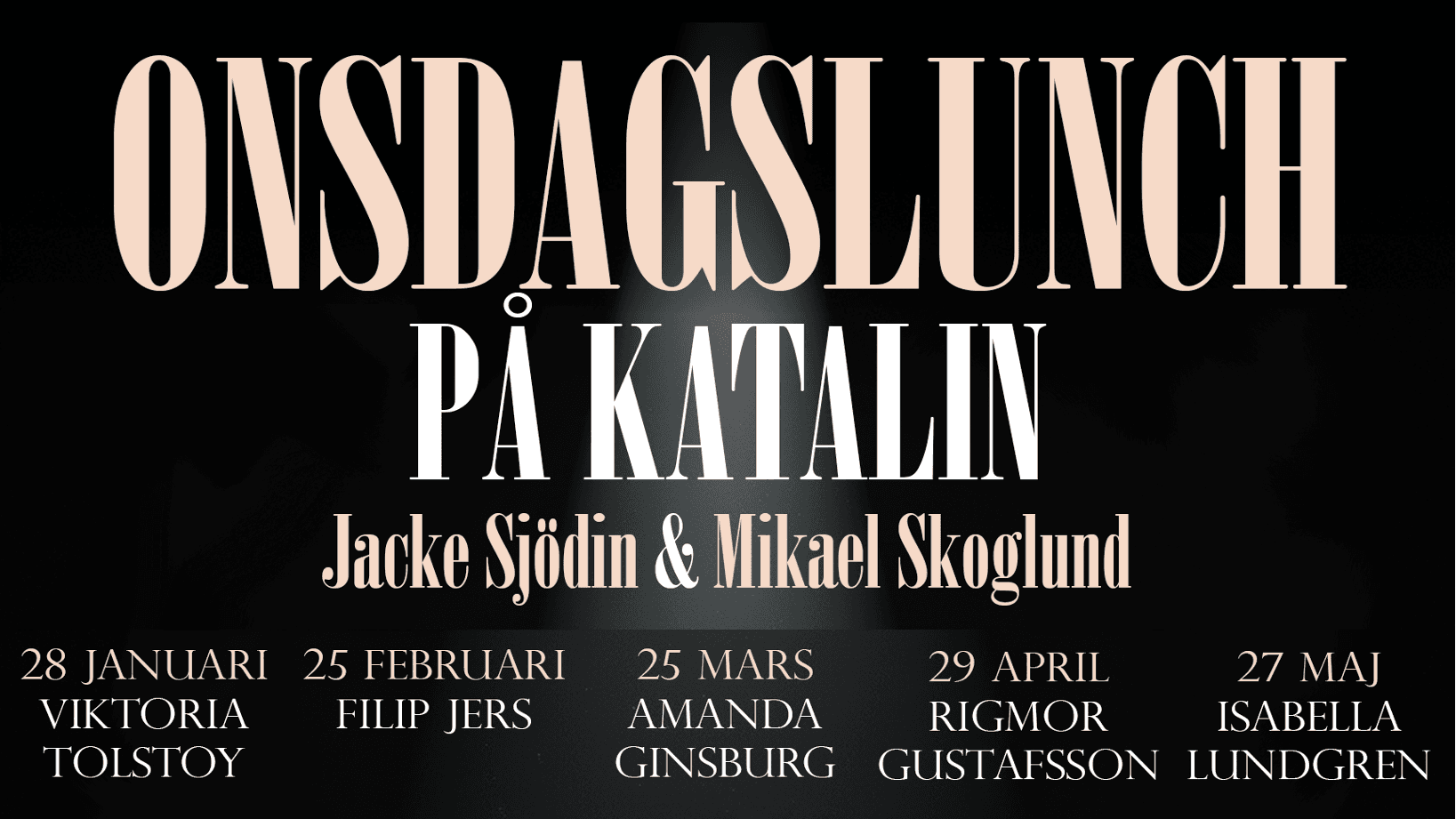 ONSDAGSLUNCH på Katalin, gäst: Amanda Ginsburg