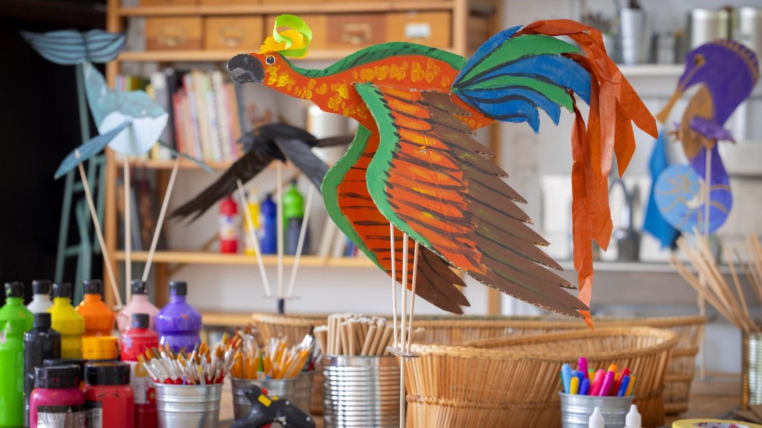 Ateljén: Skapa din egen sagofågel! 