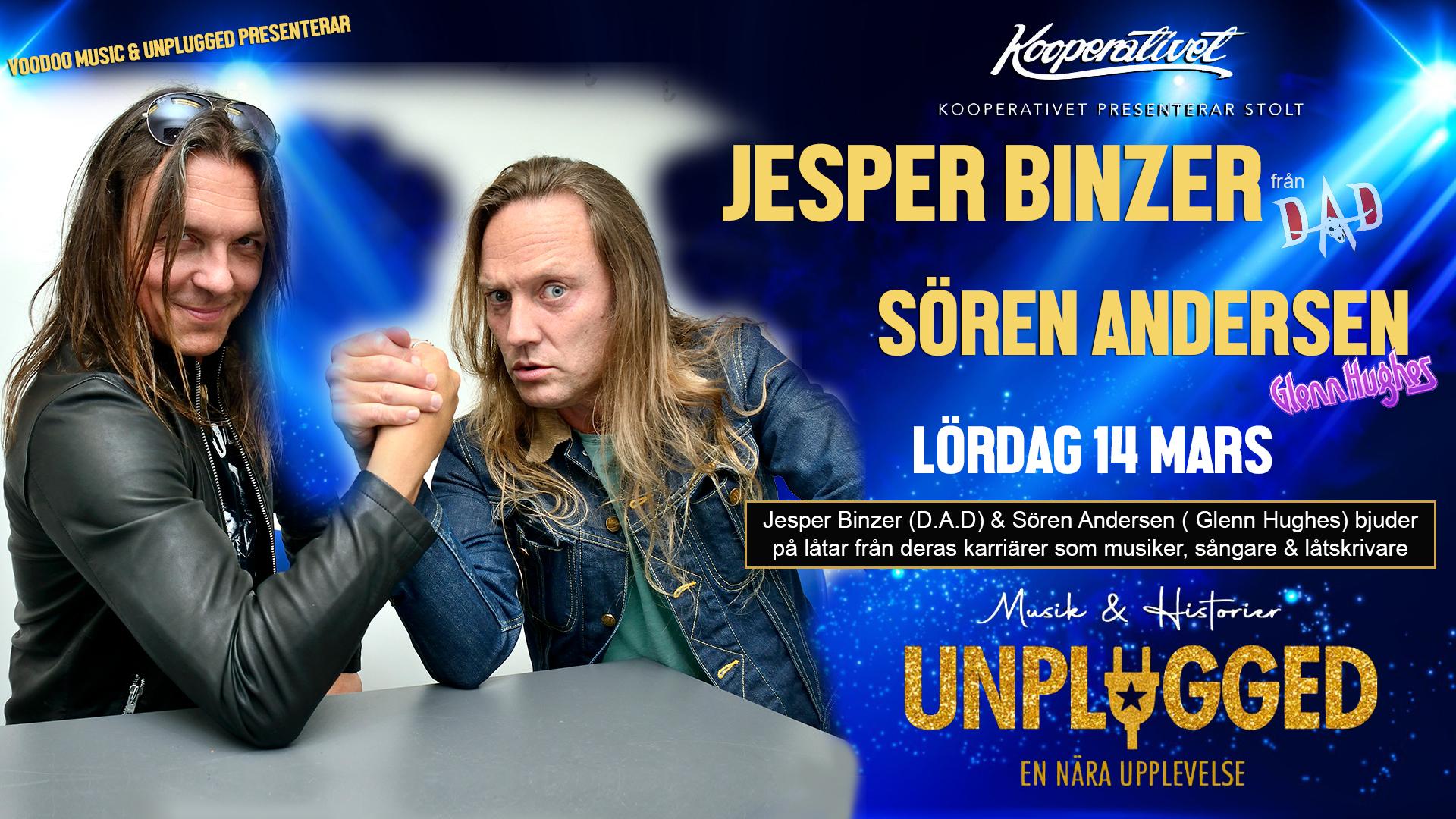 Jesper Binzer och Soren Andersen på Kooperativet
