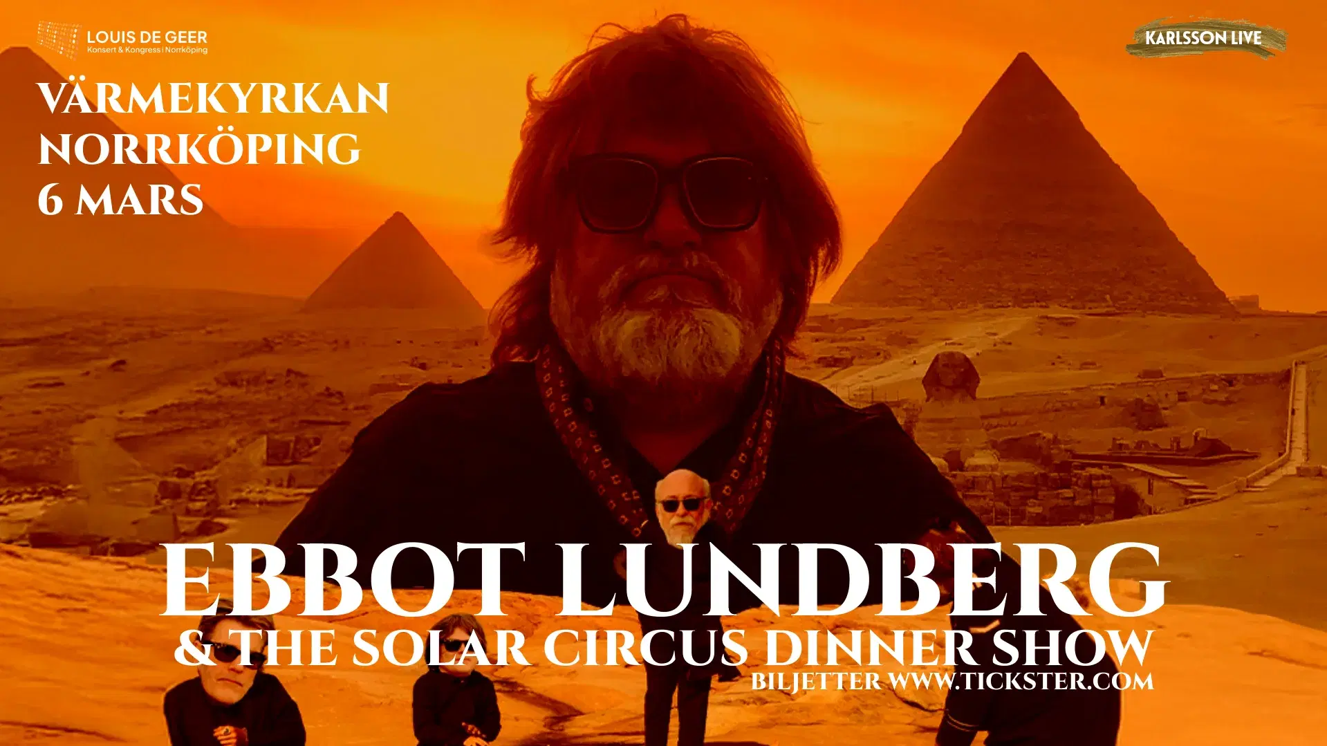 Ebbot Lundberg & The Solar Circus dinner show!