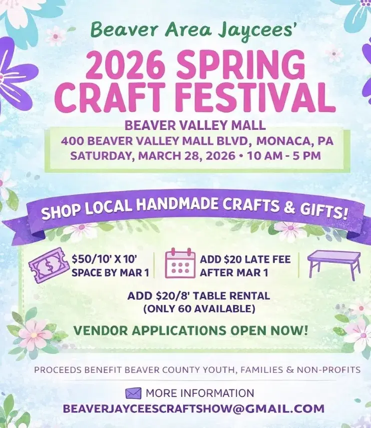 Beaver Area Jaycee’s Spring Craft Show