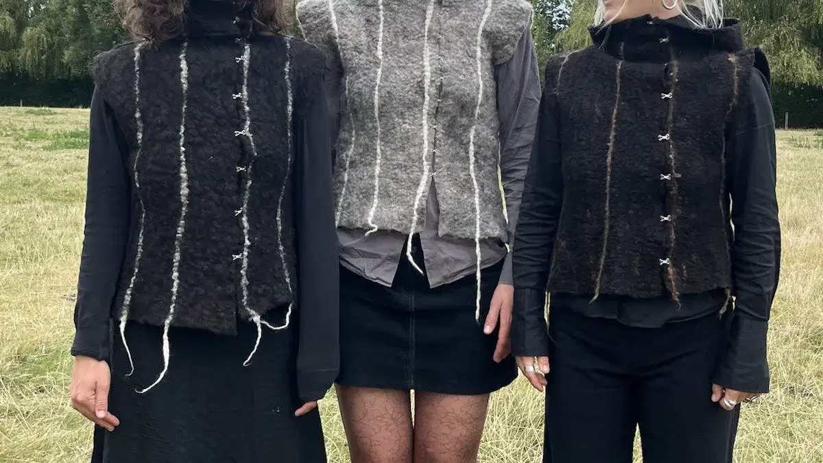 Filt en vest i dansk uld