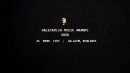 DALECARLIA MUSIC AWARDS 2026