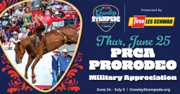PRCA ProRodeo - Military Appreciation Night at the Greeley Stampede