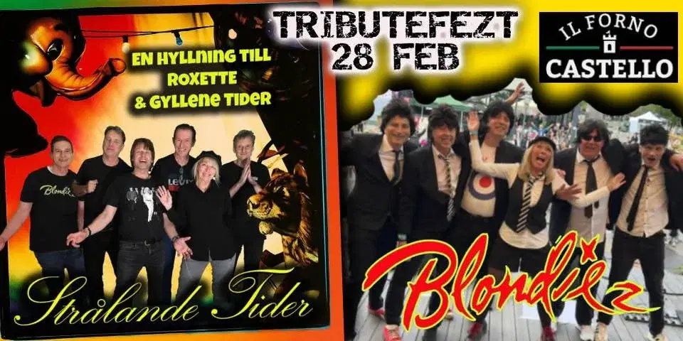Tributekväll med Strålande Tider & Blondiez