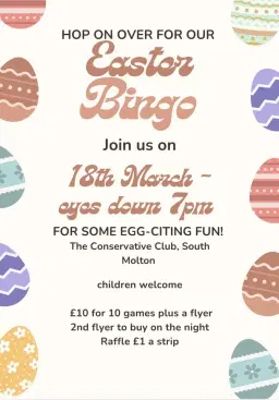 SMUPS PTFA Easter Bingo