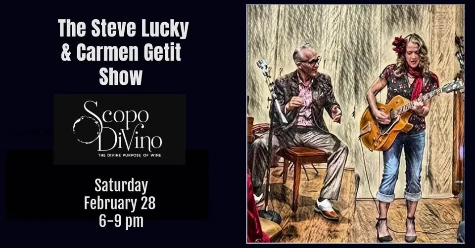 Dinner & a Show with The Steve Lucky & Carmen Getit Trio @ Scopo Divino San Francisco