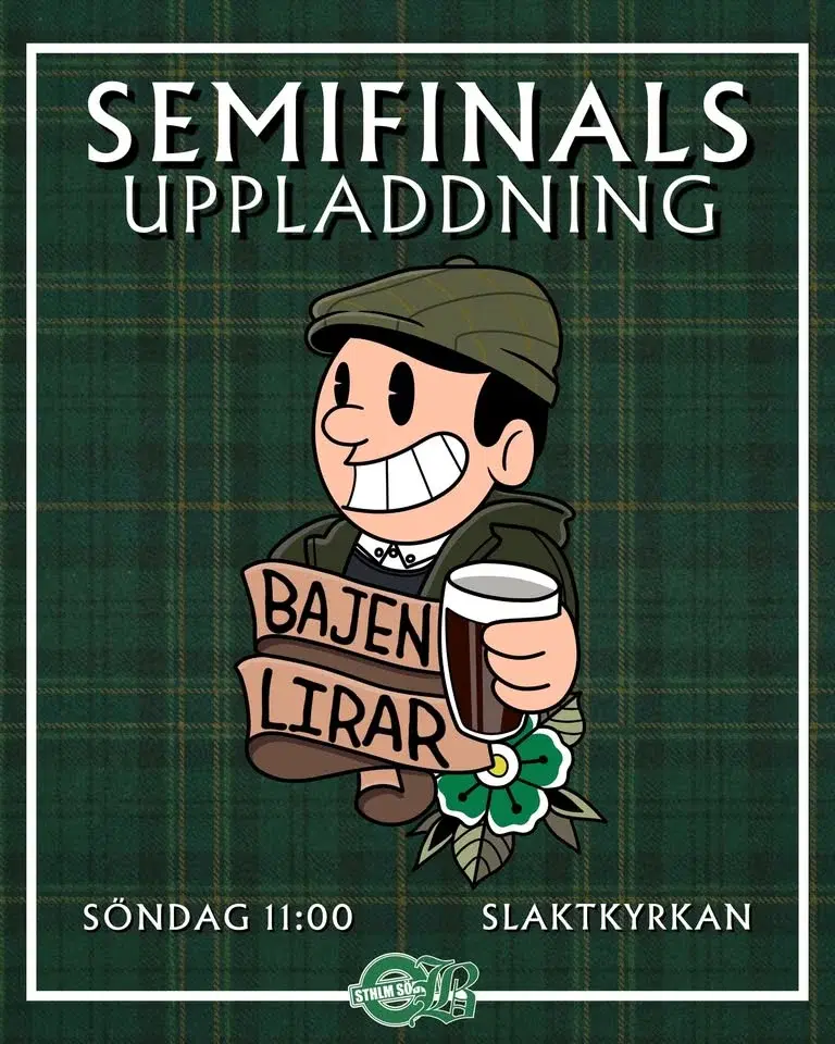 Bara Bajare & Sthlm Södra SUPPORTERBAR @Slaktkyrkan