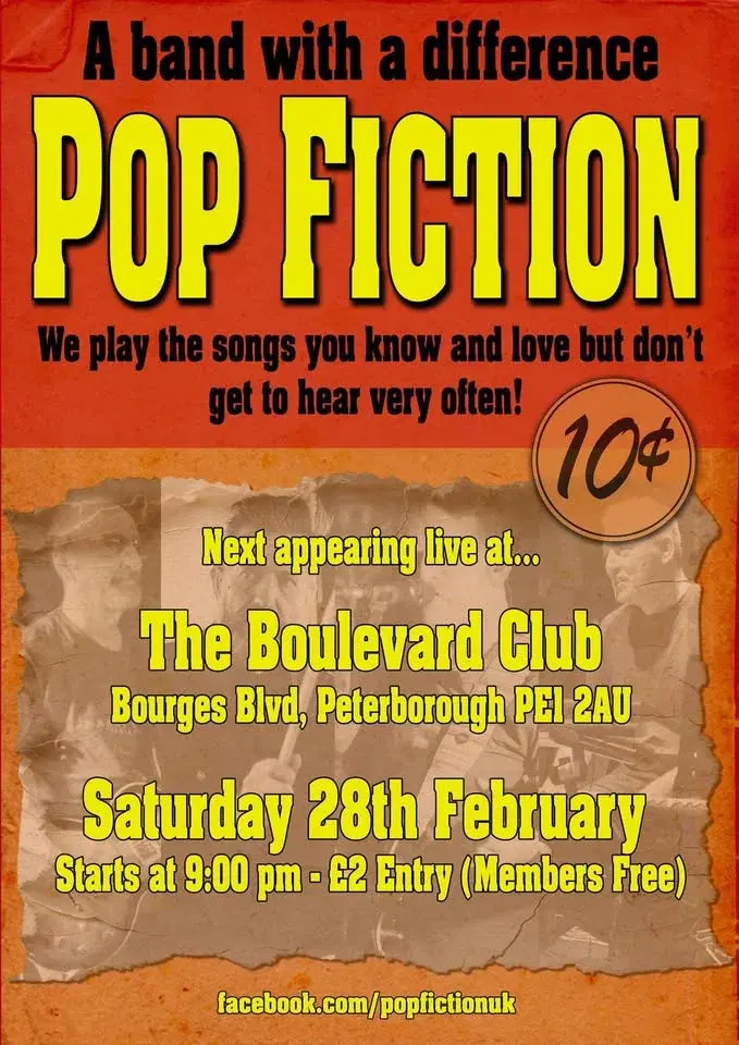 Pop FictionđŒđâWanna Break Free!âđ° Live @ âThe Boulevard Club!âđŁïž