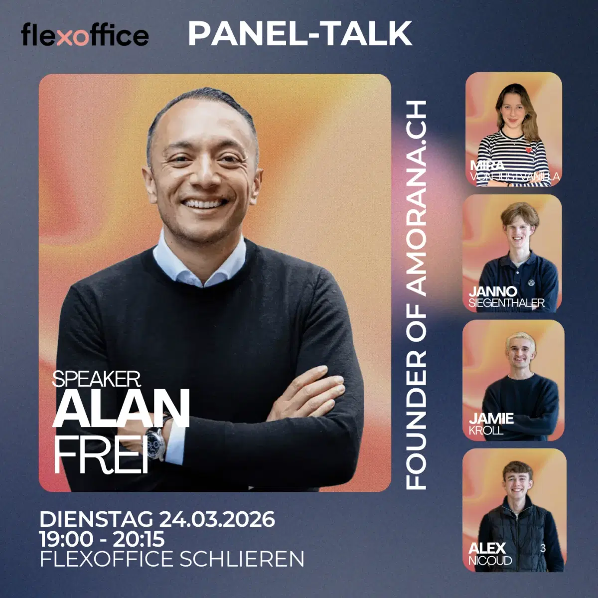Failed 51 projects before turning the 52nd into a multimillion $ business. | NEXT Panel-Talk x Alan FREI