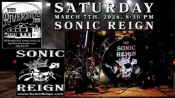 Sonic Reign returns to Riverside Inn Saturday March 7th