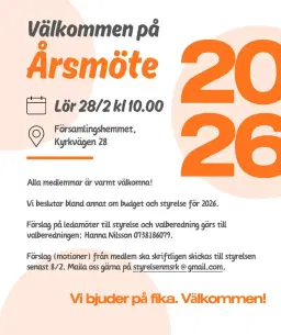 Ridklubbens årsmöte