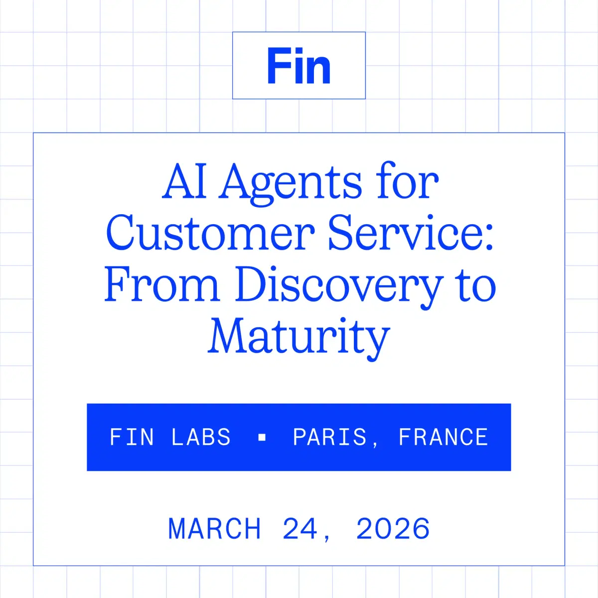 AI Agents for Customer Service: From Discovery to Maturity
