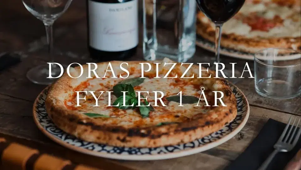 Doras Pizzeria fyller 1 år - Takeover på Näsby Slott