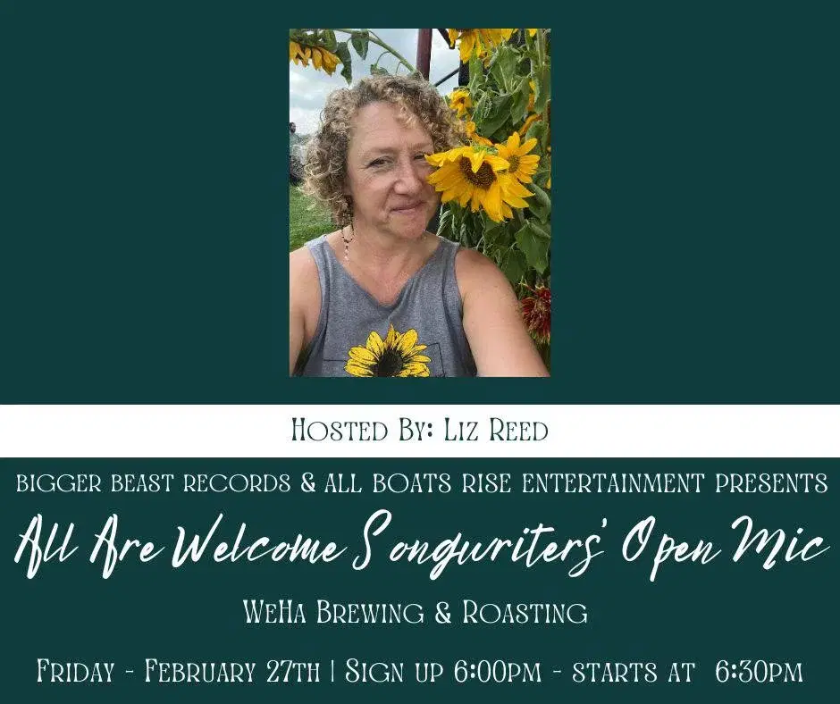 Open Mic with host Liz Reed