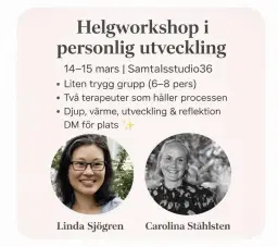 Helgworkshop personlig utveckling