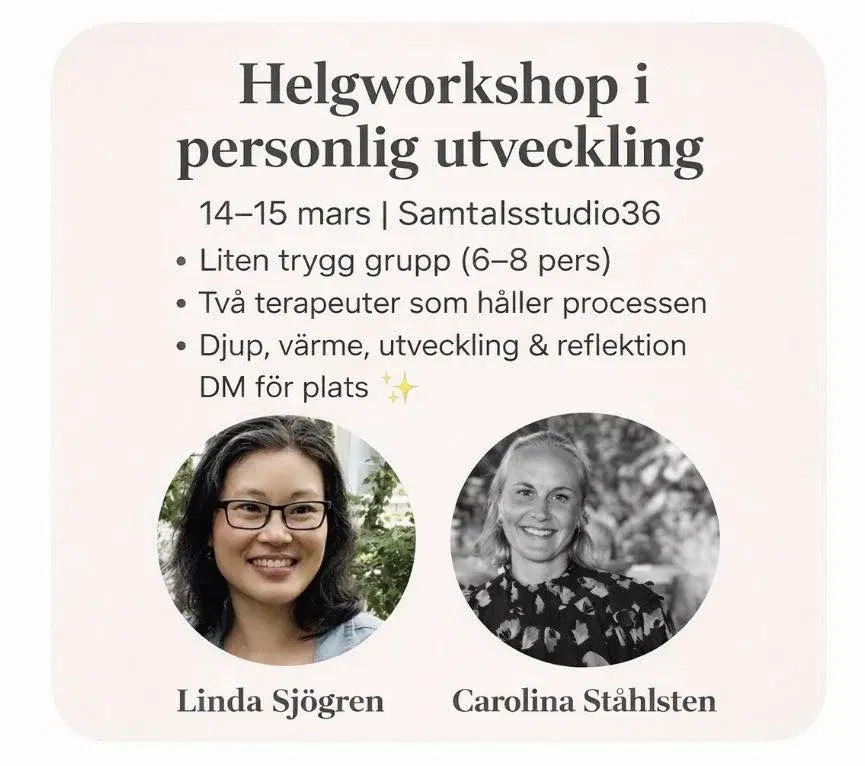 Helgworkshop personlig utveckling