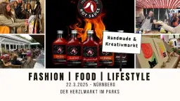 5. Herzlmarkt Nürnberg | Kreativ- und Handmade Markt | mit mehreren Foodtrucks im stylischen Garten