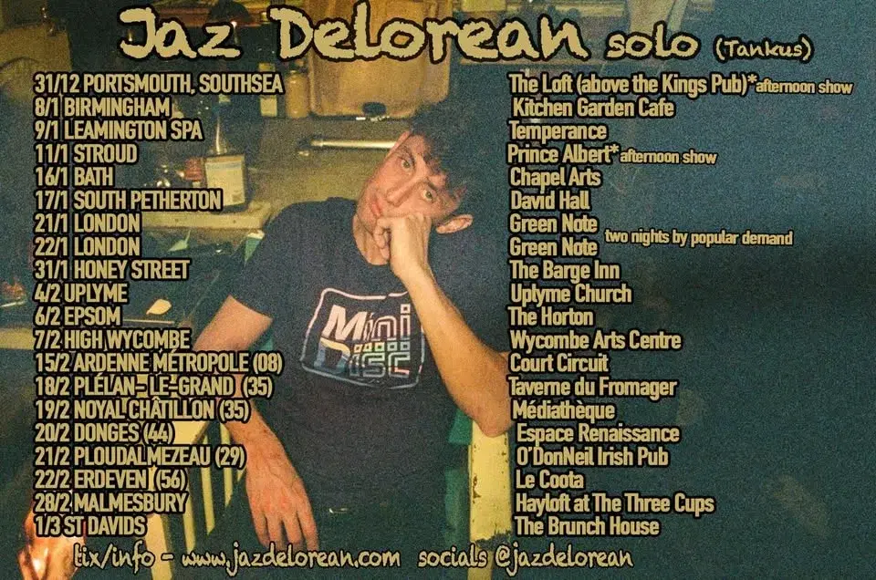 Jaz Delorean and Special Guest - The Hayloft, Malmesbury