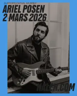 Ariel Posen (+ Support: Cathal Murphy) | Nalen, Stockholm