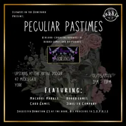 PECULIAR PASTIMES: A blood-curdling bouquet of board games and boutiques