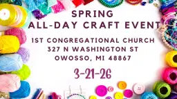 Spring All Day Craft Event