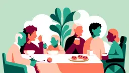 Samtal om kristen tro med måltid och andakt