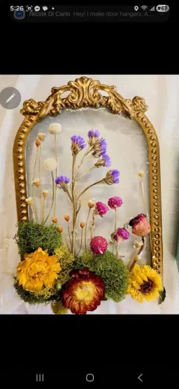 Dried flower and herb resin frame class, Bloomin Cottage
