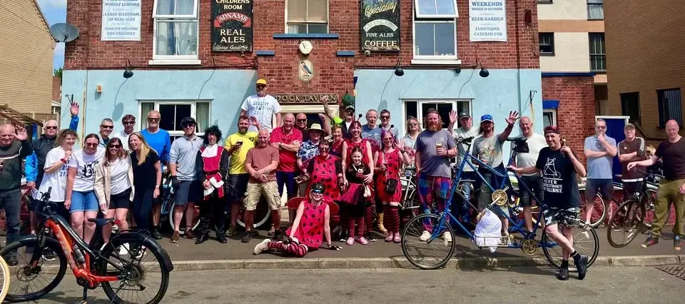 Sponsored Bike Ride '13' at The Dock Tavern