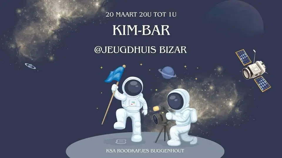 KIM-BAR (20 MAART @ JEUGDHUIS BIZAR)