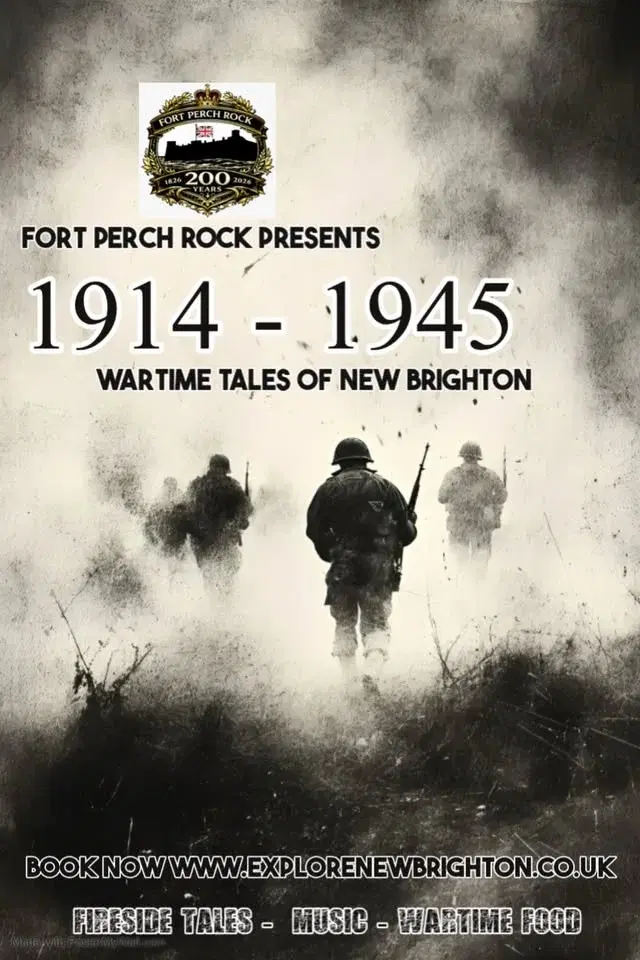 1914-1945 Wartime Tales of New Brighton Evening at Fort Perch Rock