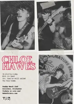 Chloe Hawes (Full Band) + Support