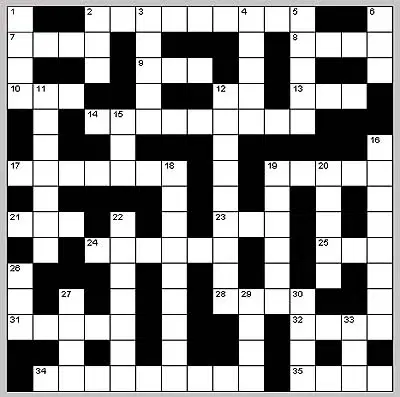 Musikquiz i Korsordsform - Småland