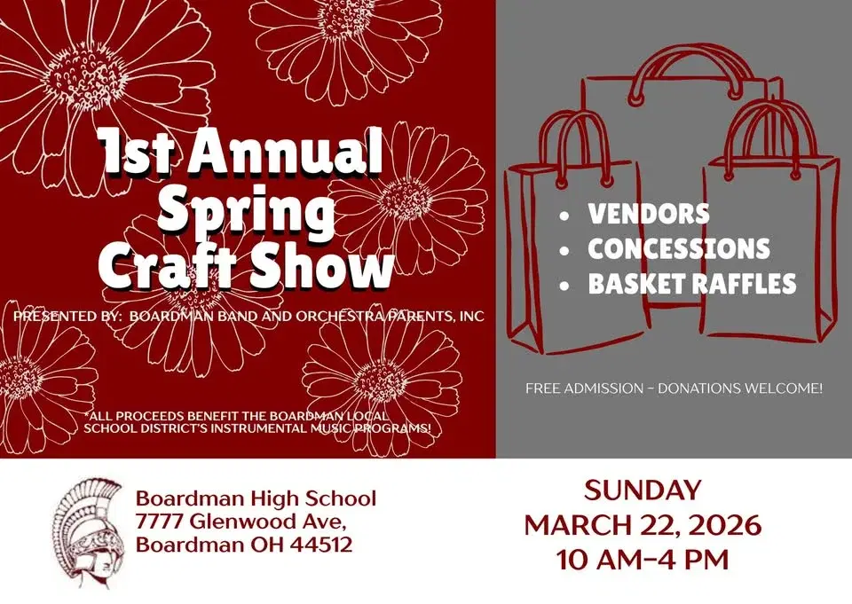 First Annual Spring Craft Show, Presented by Boardman Band and Orchestra Parents