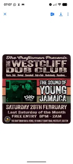 Westcliff Dub Club with The Sound of Young Jamaica