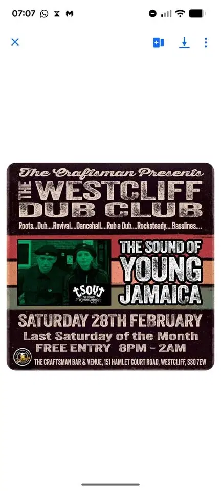 Westcliff Dub Club with The Sound of Young Jamaica
