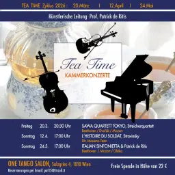TEA TIME - KAMMERKONZERTE in persönlicher Atmosphäre