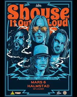 Konsert med Shouse It Out Loud The House Halmstad
