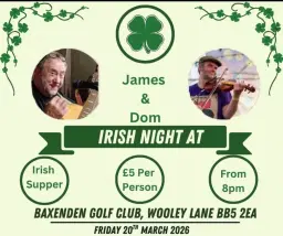 St Patrick's Irish Night