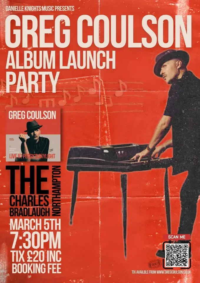 Greg Coulson: Album Launch Party!