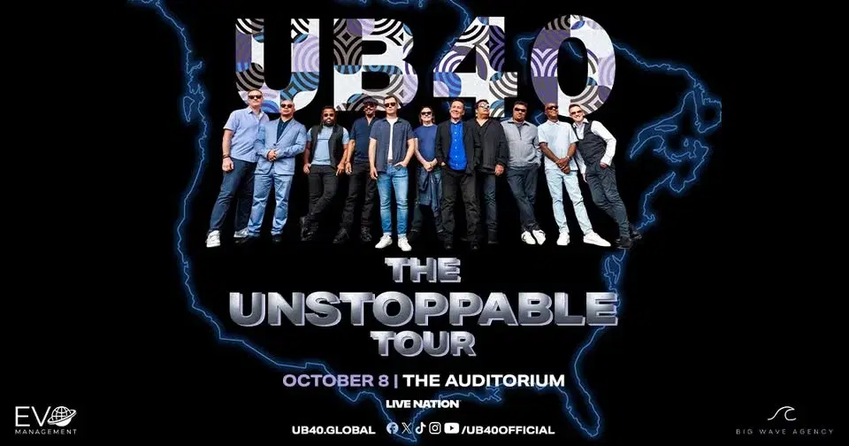 UB40 - THE UNSTOPPABLE TOUR 2026