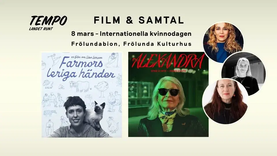 Film & samtal – 8 mars på Frölundabion, Frölunda Kulturhus