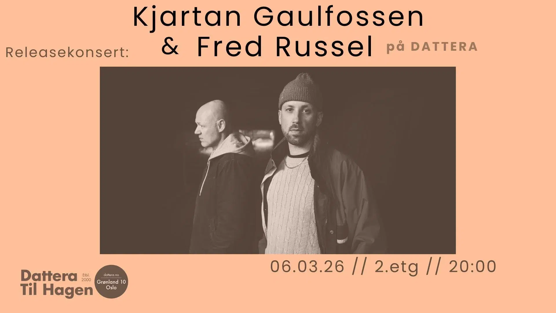 Releasekonsert : Kjartan Gaulfossen & Fred Russel